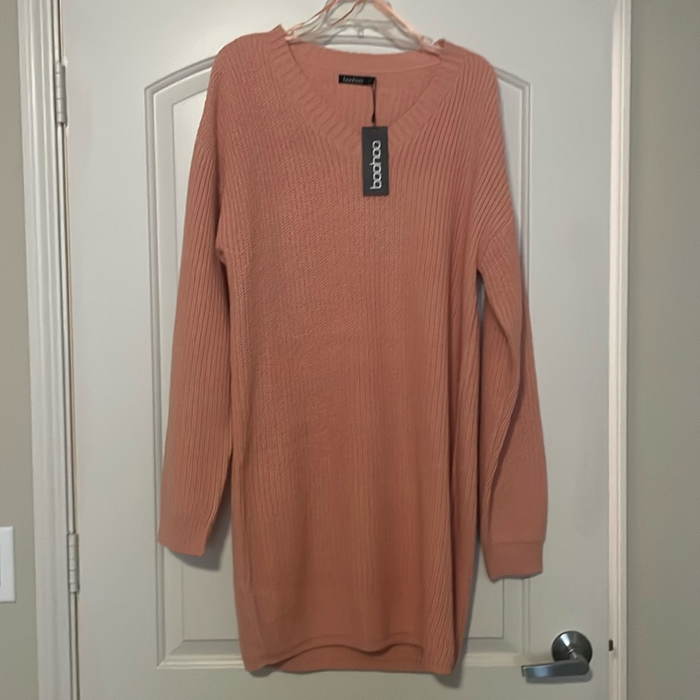 New Oversized Sweater Dress